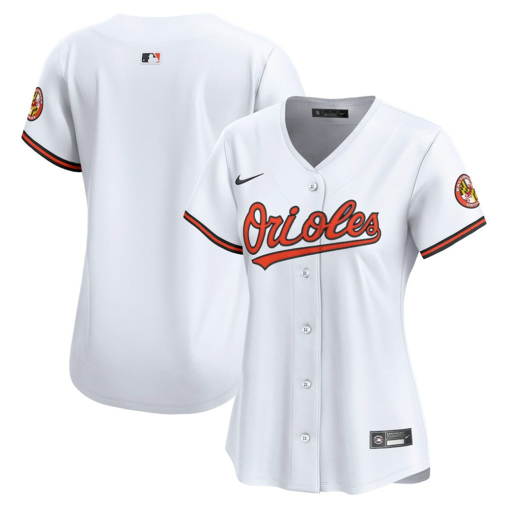Baltimore Orioles Nike Women's Home Limited Jersey - White - Nike Sale