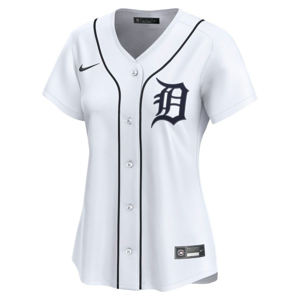 Detroit Tigers Nike Women's Home Limited Jersey - White - Nike Sale