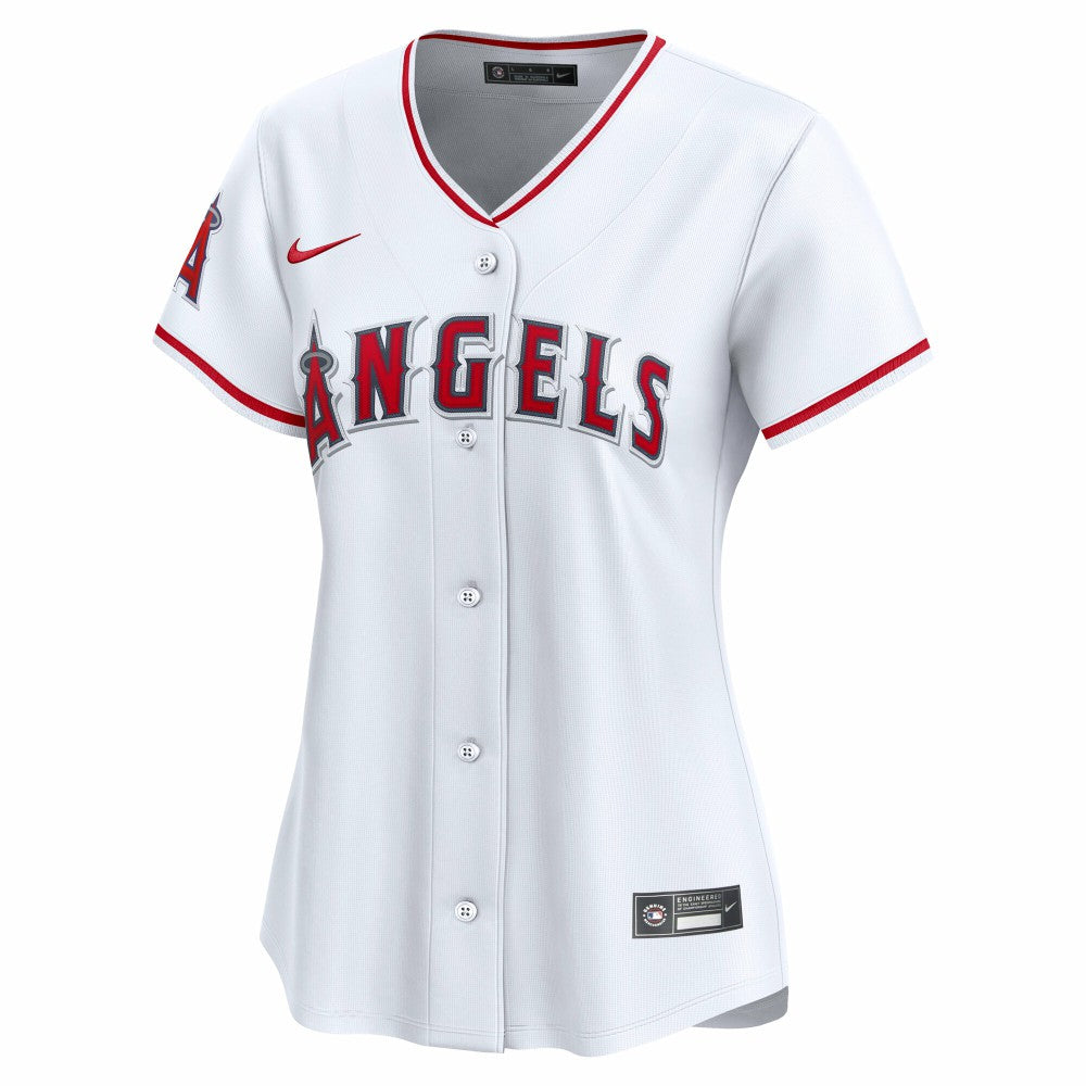 Los Angeles Angels Nike Women's Home Limited Jersey - White - Nike Lifestyle