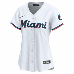 Miami Marlins Nike Women's Home Limited Jersey - White - Nike on Sale