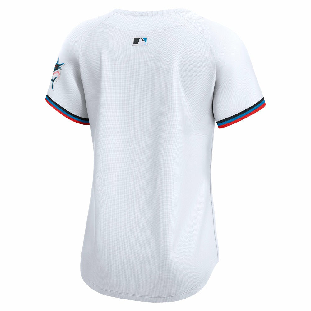 Miami Marlins Nike Women's Home Limited Jersey - White - Nike on Sale