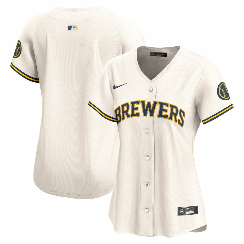 Milwaukee Brewers Nike Women's Home Limited Jersey - Cream - Nike Sale