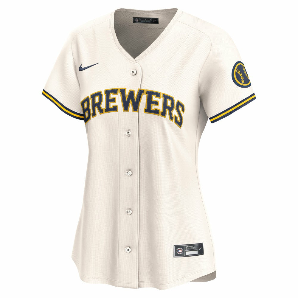 Milwaukee Brewers Nike Women's Home Limited Jersey - Cream - Nike Sale