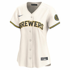 Milwaukee Brewers Nike Women's Home Limited Jersey - Cream - Nike Sale