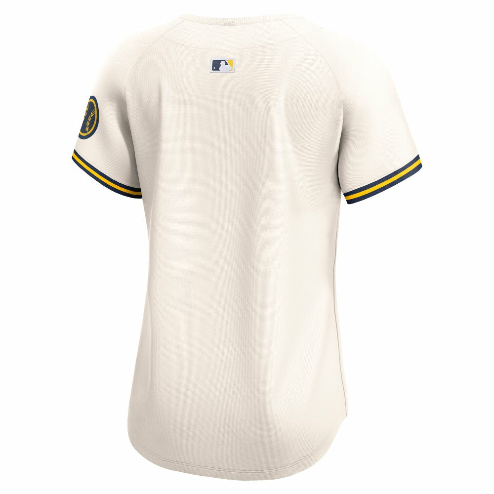 Milwaukee Brewers Nike Women's Home Limited Jersey - Cream - Nike Sale