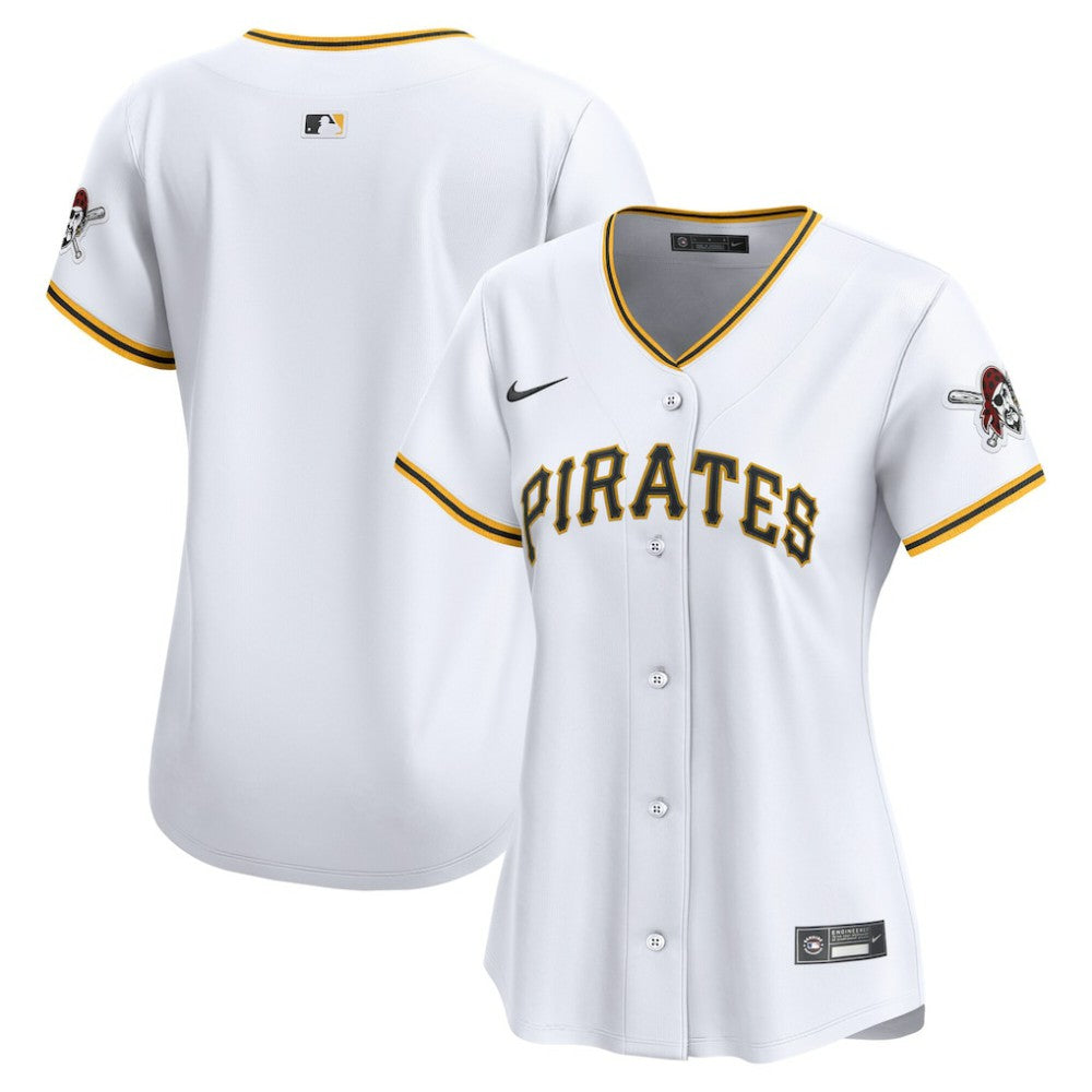Pittsburgh Pirates Nike Women's Home Limited Jersey - White - Nike Discount