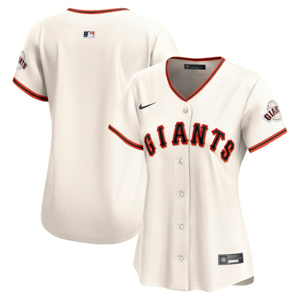 San Francisco Giants Nike Women's Home Limited Jersey - Cream - Nike Discount