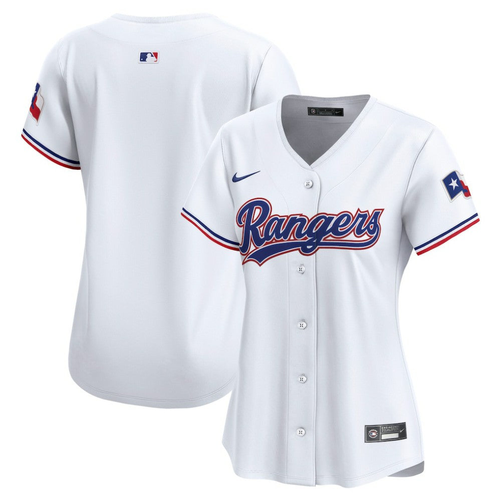 Texas Rangers Nike Women's Home Limited Jersey - White - Nike Online