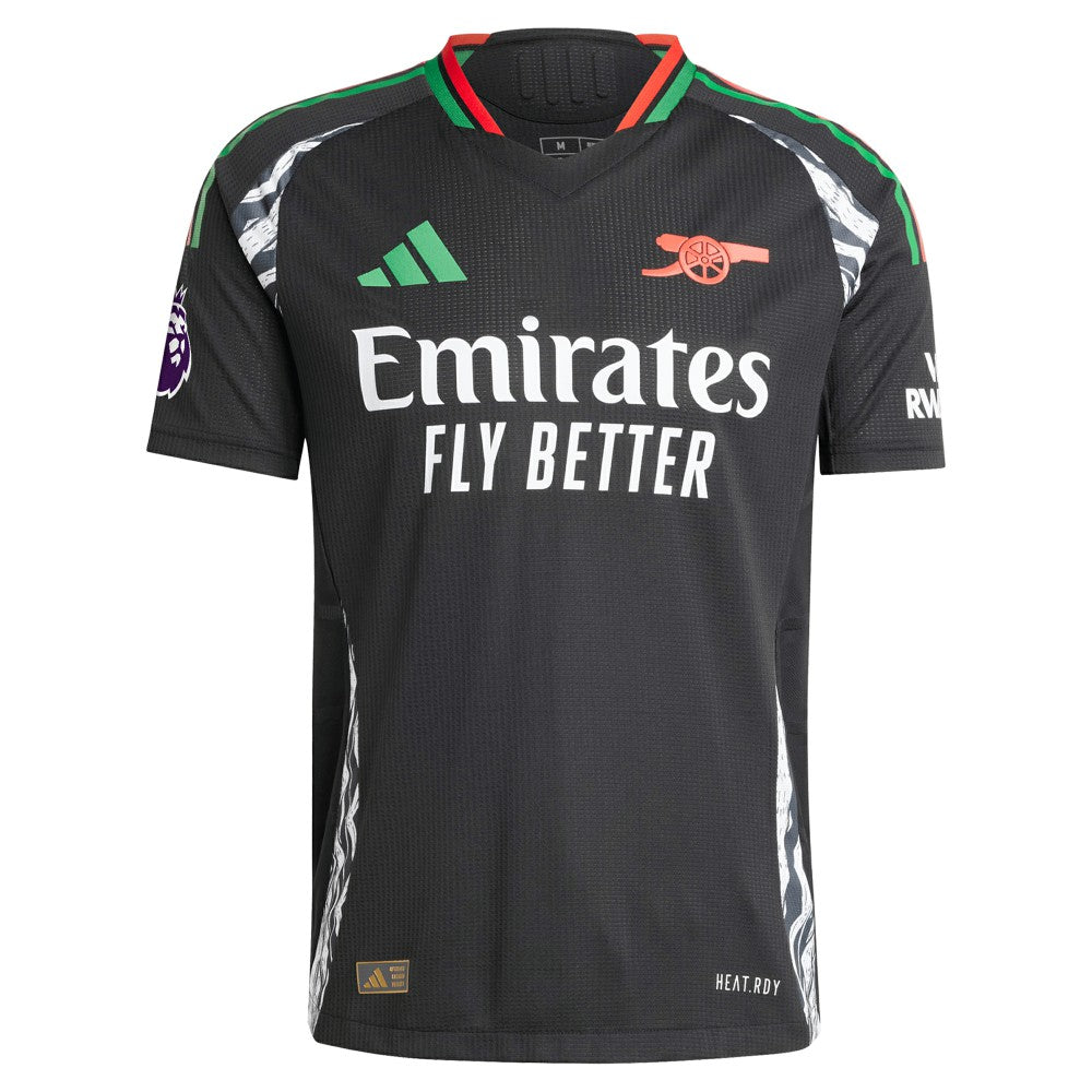Bukayo Saka Arsenal 2024/25 Away Player Jersey Black - Adidas