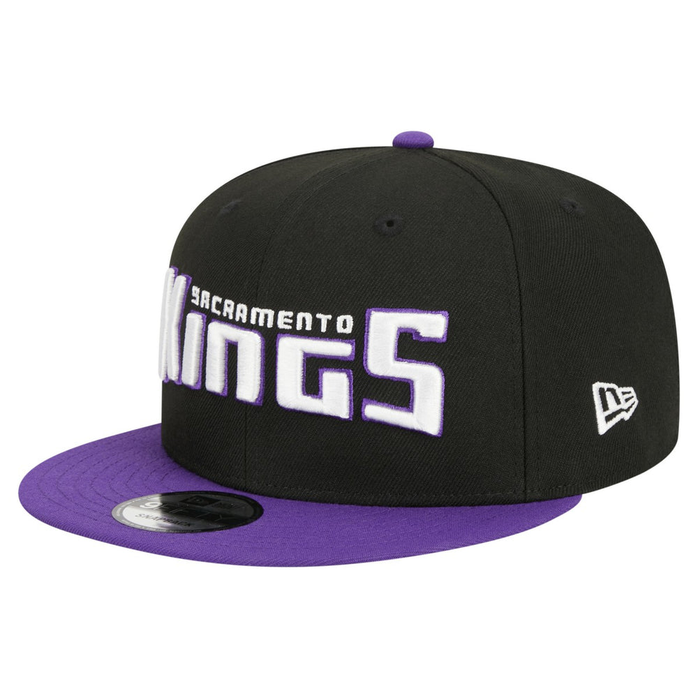 Sacramento Kings Jersey Hook Statement Edition 9FIFTY Snapback Hat Black/Purple | New Era Near Me