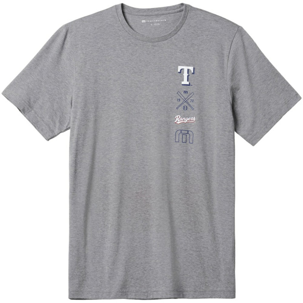Texas Rangers TravisMathew Sunset Slam T-Shirt - Gray - MLB Online