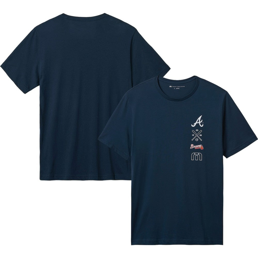 Atlanta Braves TravisMathew Sunset Slam T-Shirt - Navy - MLB Sale