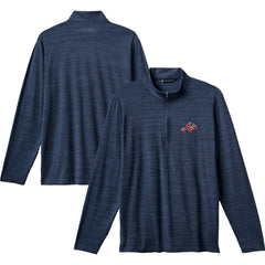 Atlanta Braves TravisMathew The Heater Quarter-Zip Pullover Top - Navy - MLB Discount