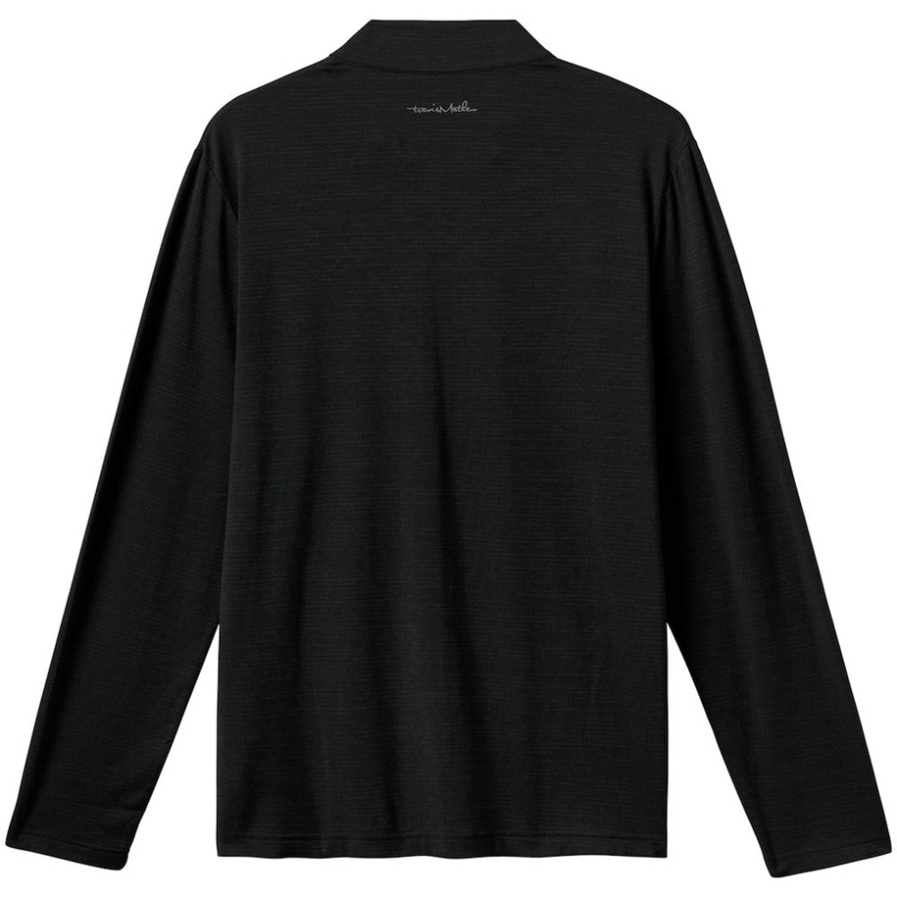 San Francisco Giants TravisMathew The Heater Quarter-Zip Pullover Top - Black - MLB Discount
