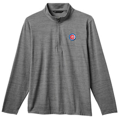 Chicago Cubs TravisMathew The Heater Quarter-Zip Pullover Top - Gray - MLB Discount
