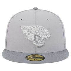 Jacksonville Jaguars New Era Iron Cloud 59FIFTY Fitted Hat Gray/Graphite