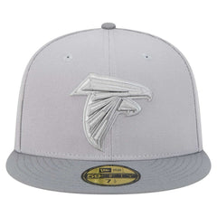 Atlanta Falcons New Era Iron Cloud 59FIFTY Fitted Hat Gray/Graphite