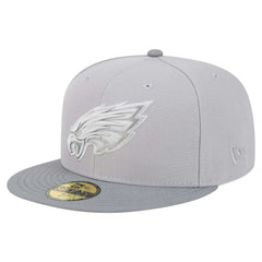 Philadelphia Eagles New Era Iron Cloud 59FIFTY Fitted Hat Gray/Graphite