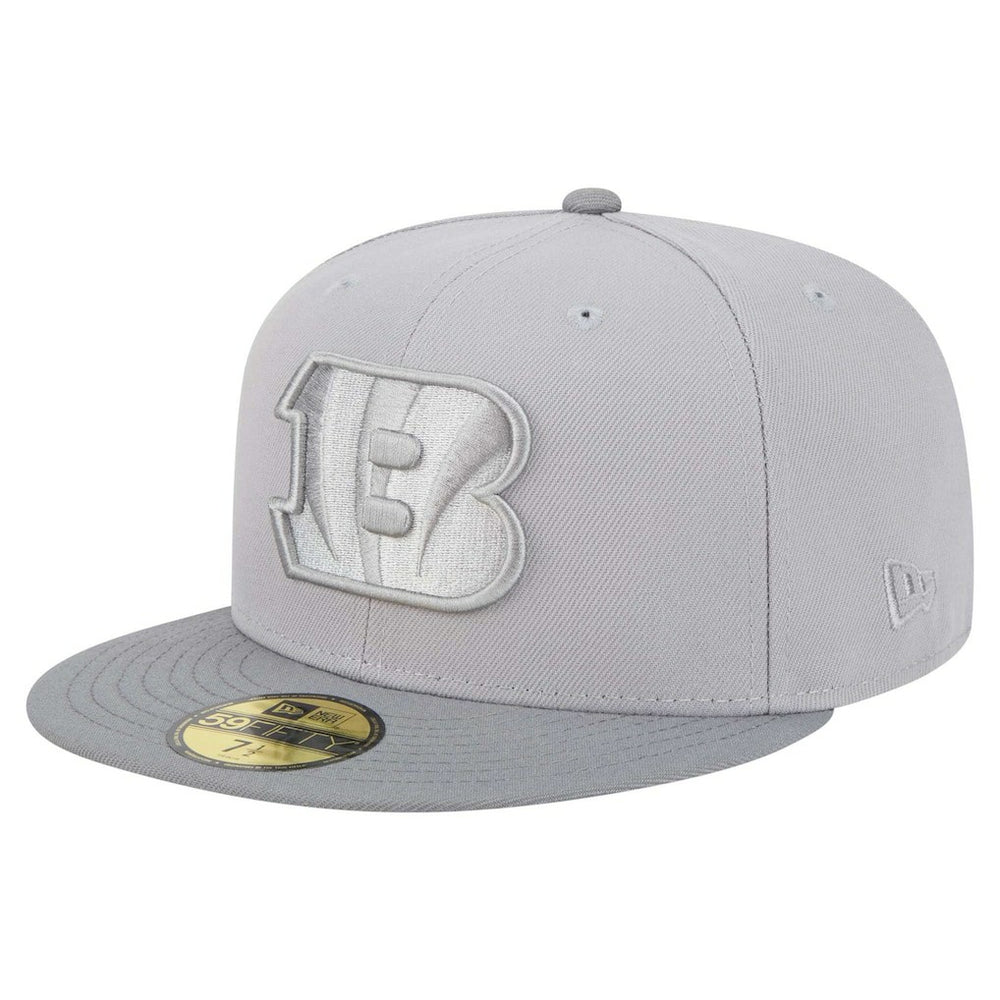 Cincinnati Bengals New Era Iron Cloud 59FIFTY Fitted Hat Gray/Graphite