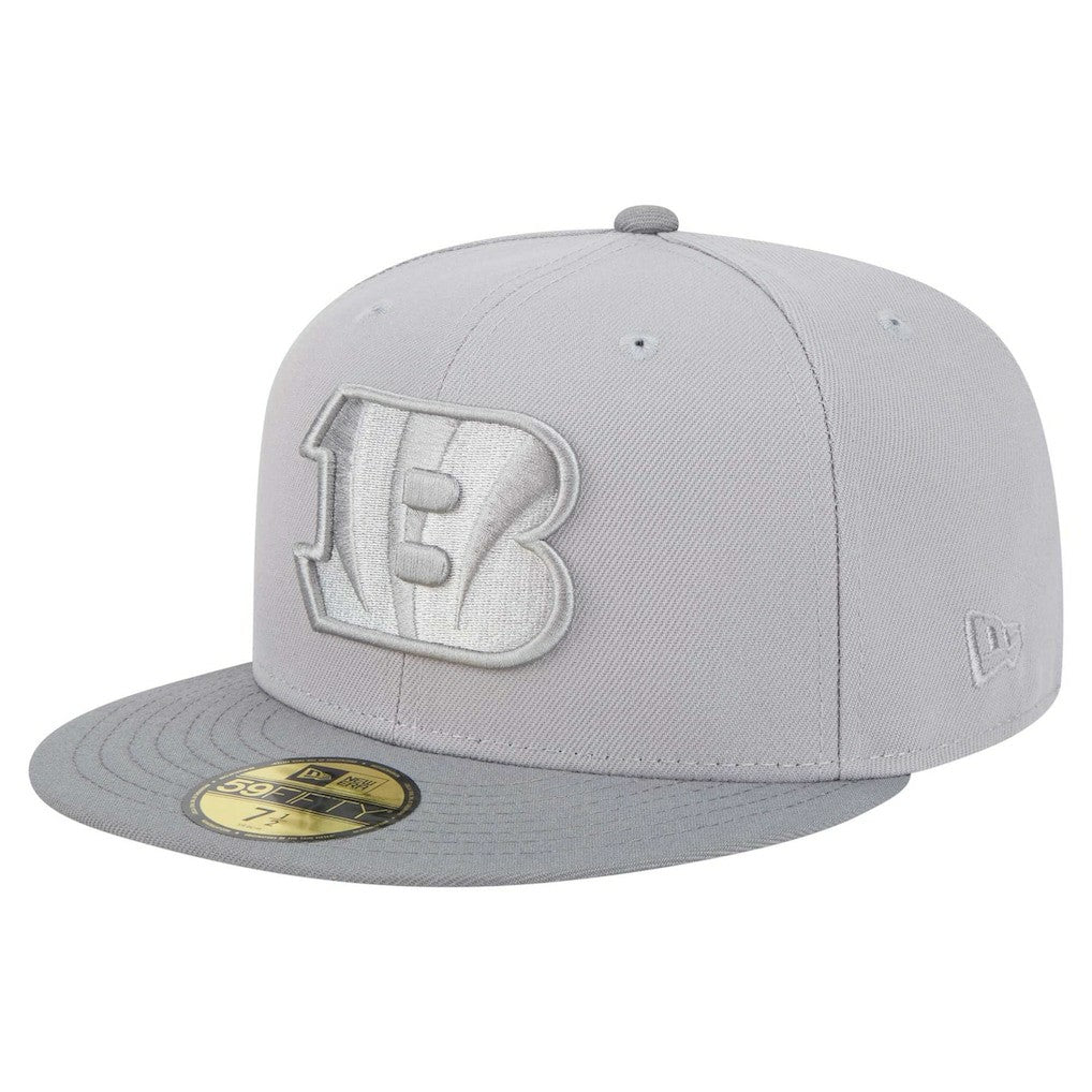 Cincinnati Bengals New Era Iron Cloud 59FIFTY Fitted Hat Gray/Graphite