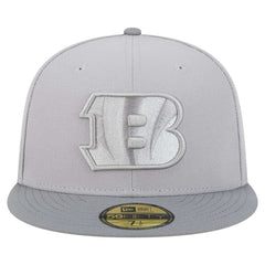 Cincinnati Bengals New Era Iron Cloud 59FIFTY Fitted Hat Gray/Graphite