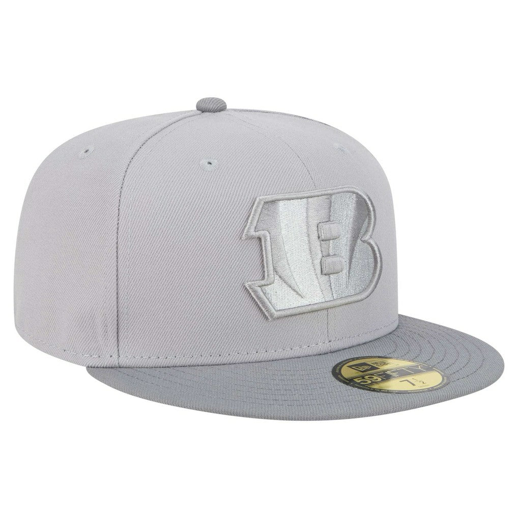 Cincinnati Bengals New Era Iron Cloud 59FIFTY Fitted Hat Gray/Graphite