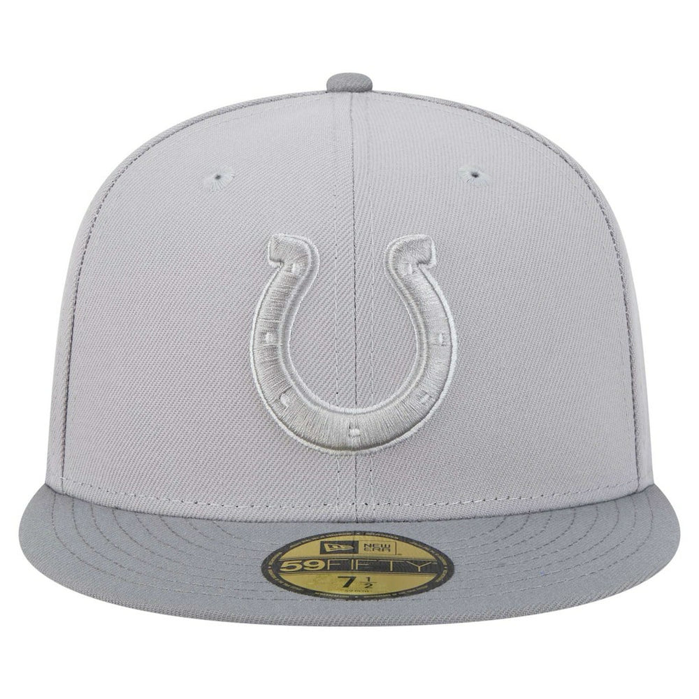 Indianapolis Colts New Era Iron Cloud 59FIFTY Fitted Hat Gray/Graphite