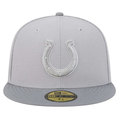Indianapolis Colts New Era Iron Cloud 59FIFTY Fitted Hat Gray/Graphite