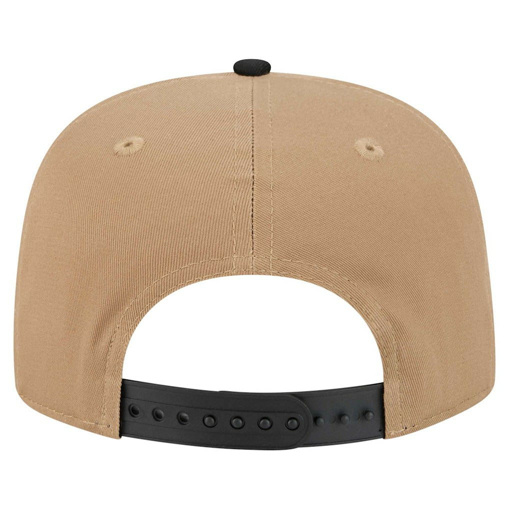 Miami Dolphins New Era Desert Golfer Snapback Hat Khaki/Black