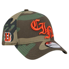 Cincinnati Bengals New Era Mystic Camo A-Frame 9FORTY Adjustable Hat Camo