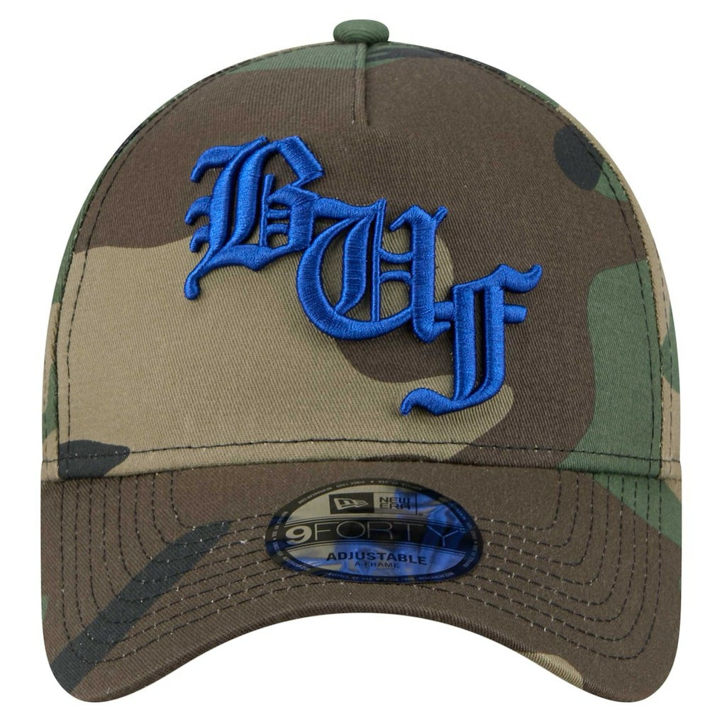 Buffalo Bills New Era Mystic Camo A-Frame 9FORTY Adjustable Hat Camo