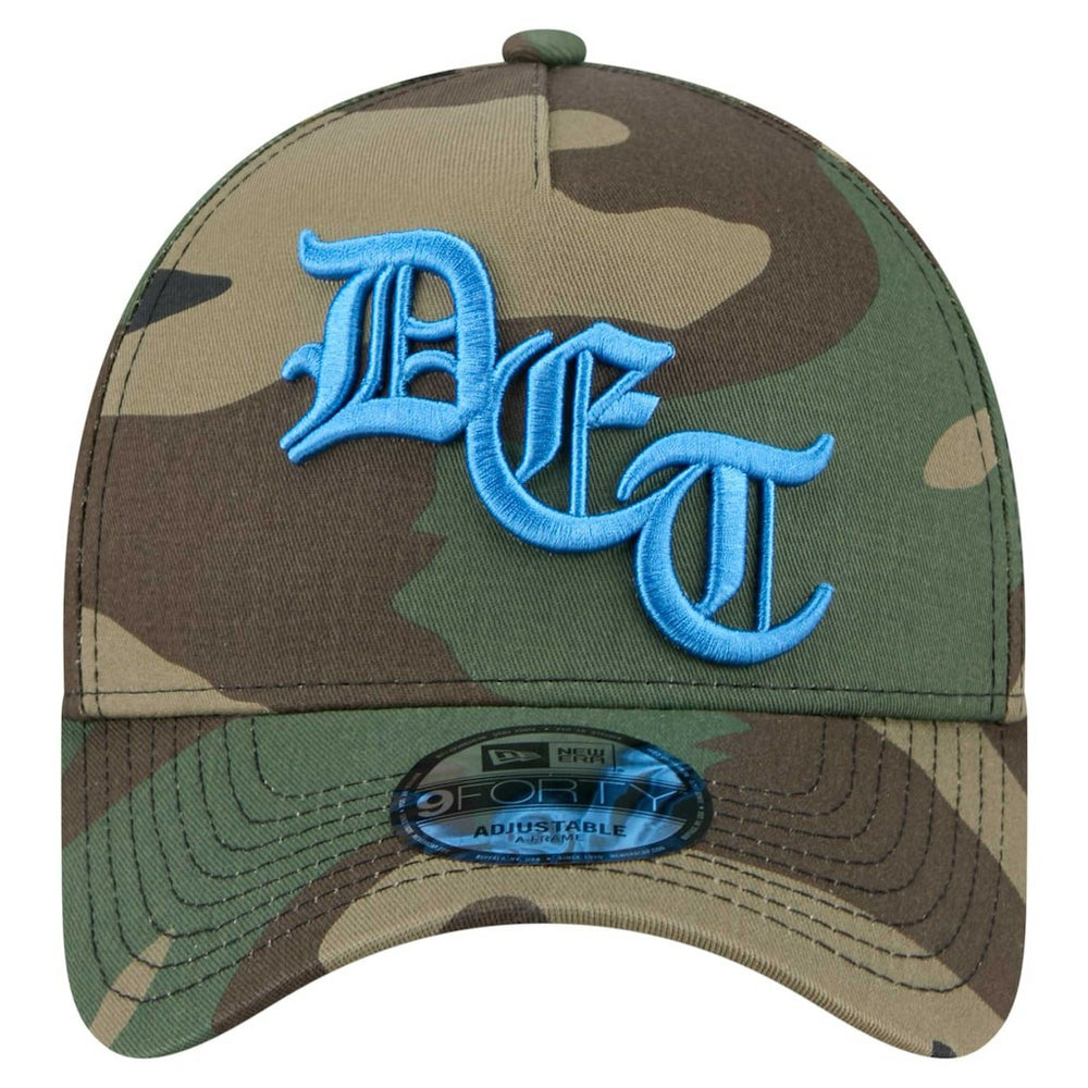 Detroit Lions New Era Mystic Camo A-Frame 9FORTY Adjustable Hat Camo