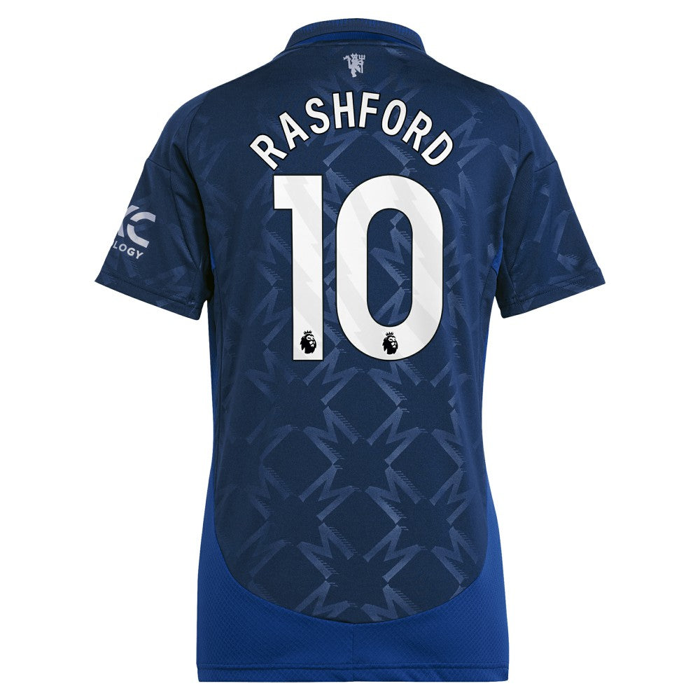Marcus Rashford Manchester United Women's 2024/25 Away Replica Player Jersey Navy - Adidas for sale