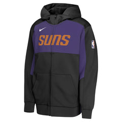Phoenix Suns Youth Authentic On-Court Showtime Performance Full-Zip Hoodie Black/Purple | Nike discount