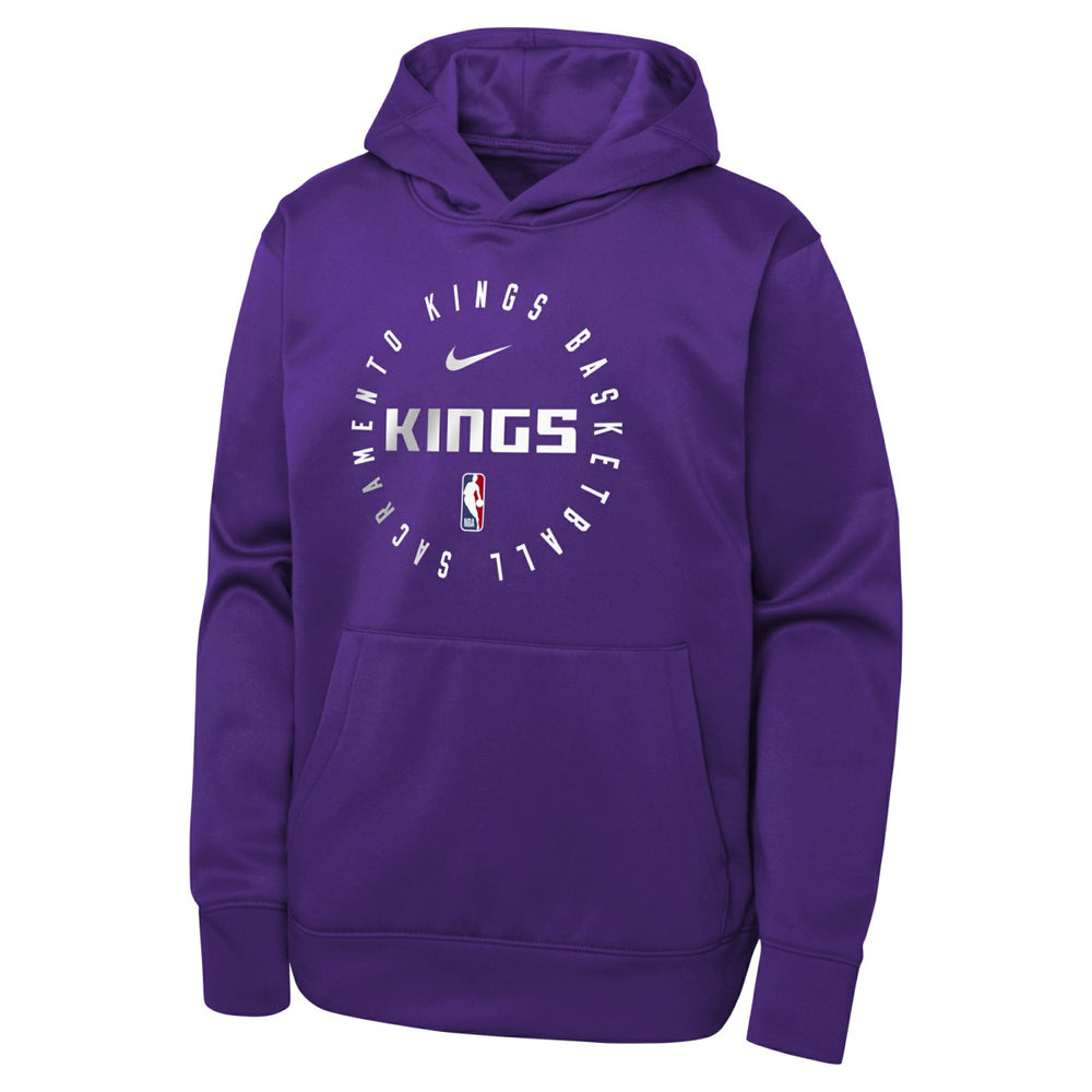 Sacramento Kings Youth Performance Practice Spotlight Pullover Hoodie Purple | Nike online
