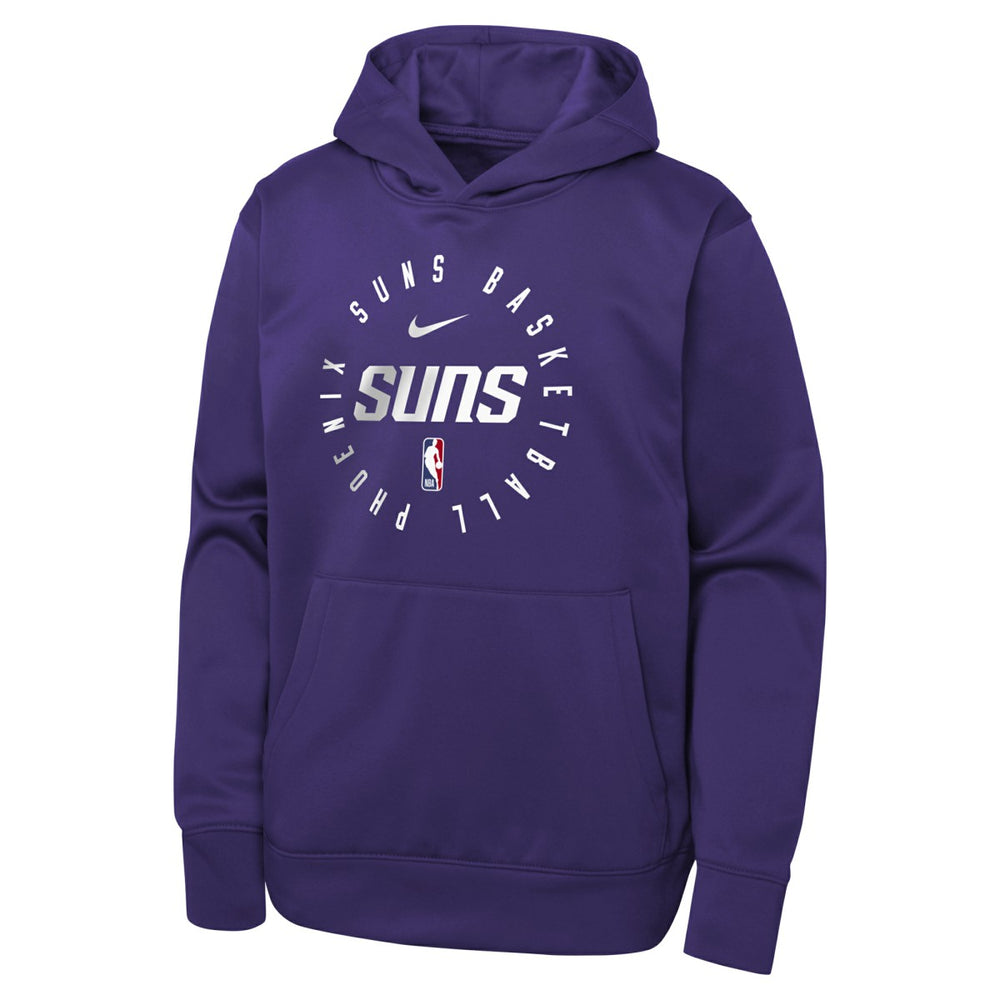 Phoenix Suns Youth Performance Practice Spotlight Pullover Hoodie Purple | Nike online