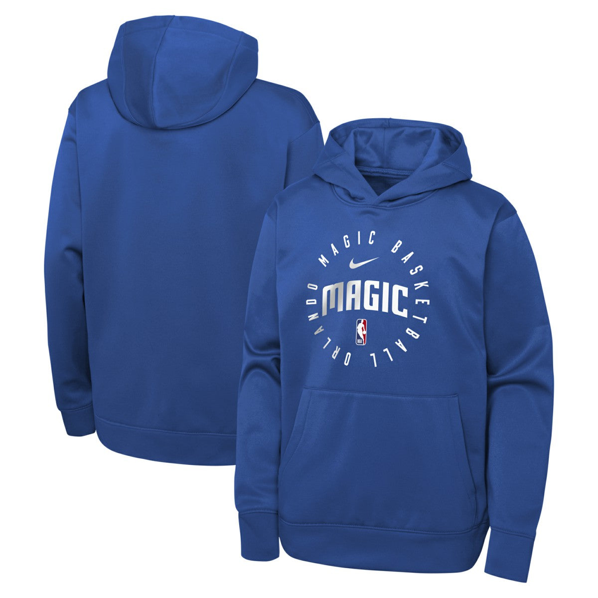 Orlando Magic Youth Performance Practice Spotlight Pullover Hoodie Blue | Nike for sale