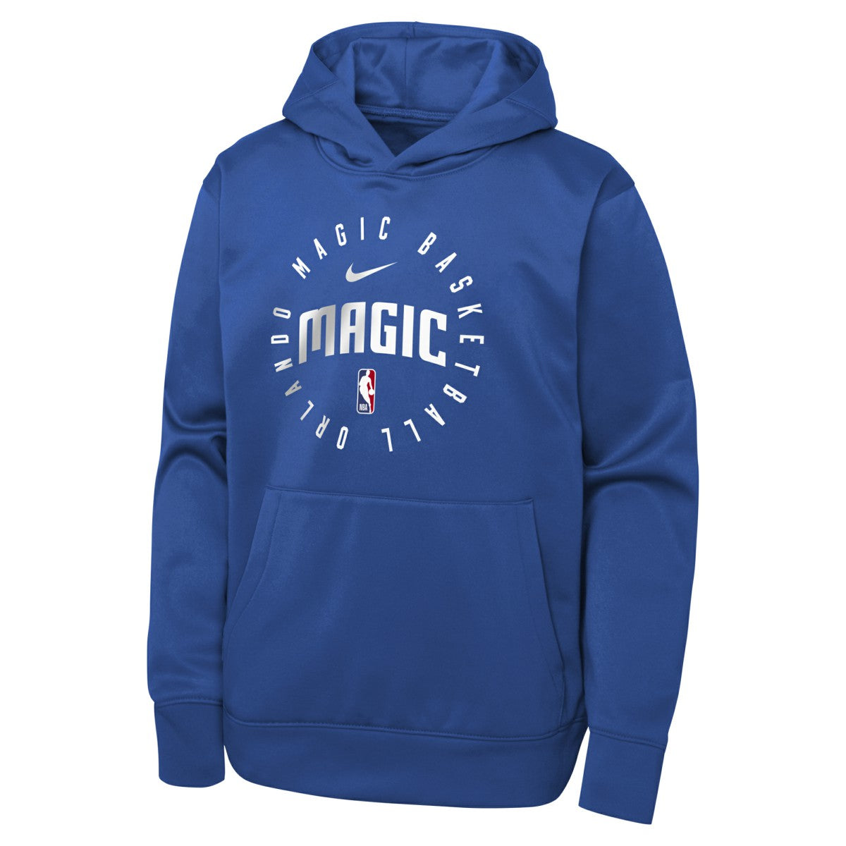 Orlando Magic Youth Performance Practice Spotlight Pullover Hoodie Blue | Nike for sale