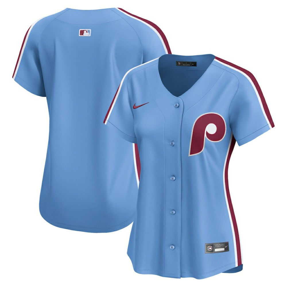 Philadelphia Phillies Nike Women's Alternate Limited Jersey - Light Blue - Nike Sale