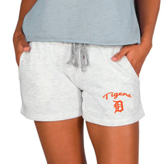 Detroit Tigers Concepts Sport Women's Mainstream French Terry Tri-Blend Shorts - Ash - MLB on Sale