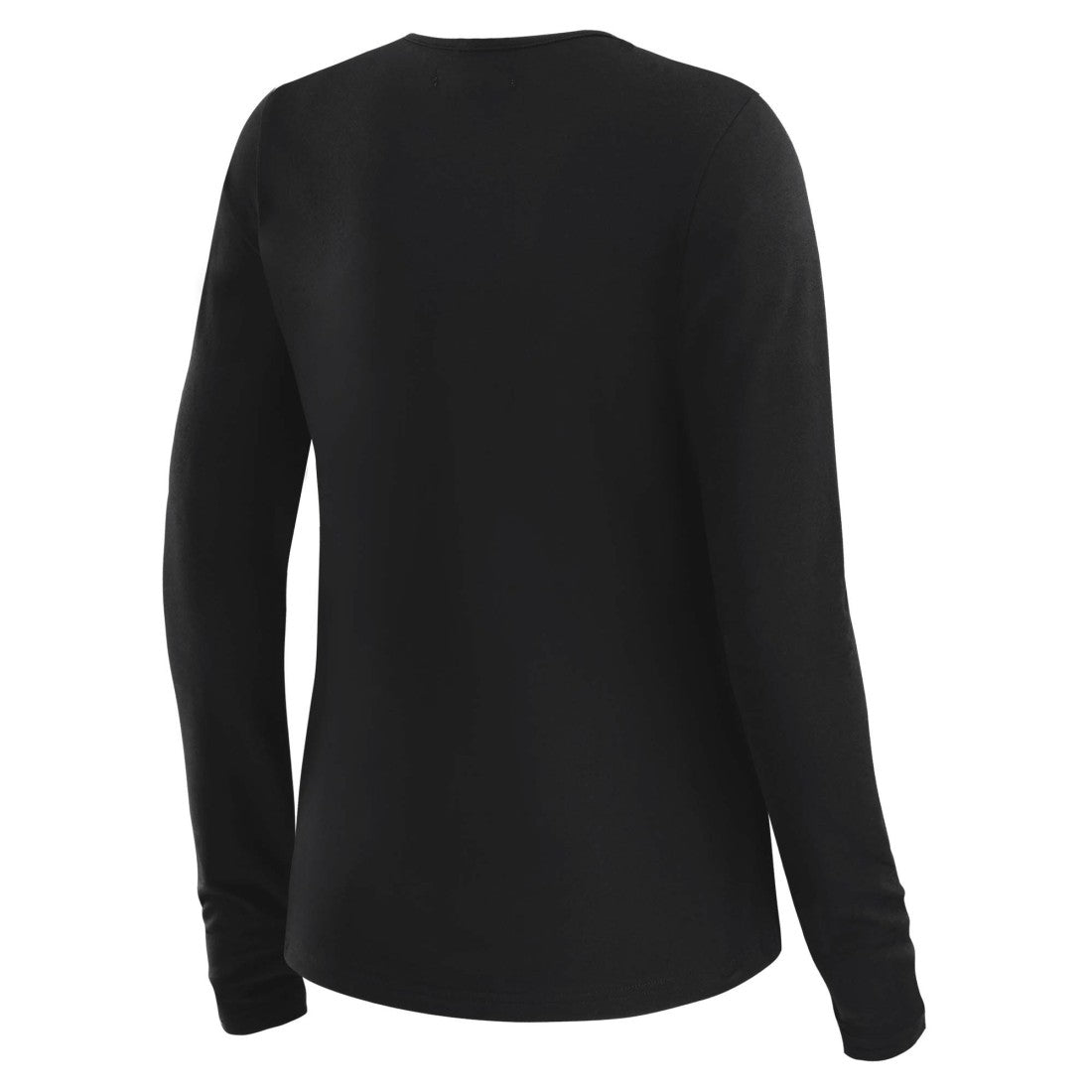 Seattle Seahawks WEAR by Erin Andrews x Gracie Hunt Women's Mesh Panel Long Sleeve T-Shirt Black