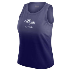 Baltimore Ravens WEAR by Erin Andrews x Gracie Hunt Women's Ombre Tank Top Purple
