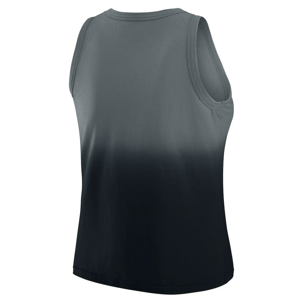 Carolina Panthers WEAR by Erin Andrews x Gracie Hunt Women's Ombre Tank Top Black