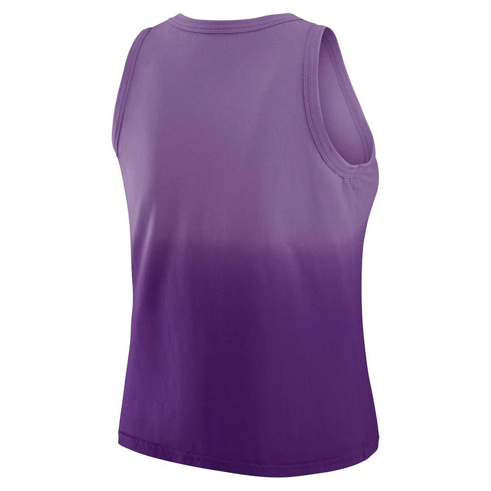 Minnesota Vikings WEAR by Erin Andrews x Gracie Hunt Women's Ombre Tank Top Purple