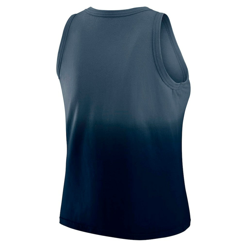 New England Patriots WEAR by Erin Andrews x Gracie Hunt Women's Ombre Tank Top Navy