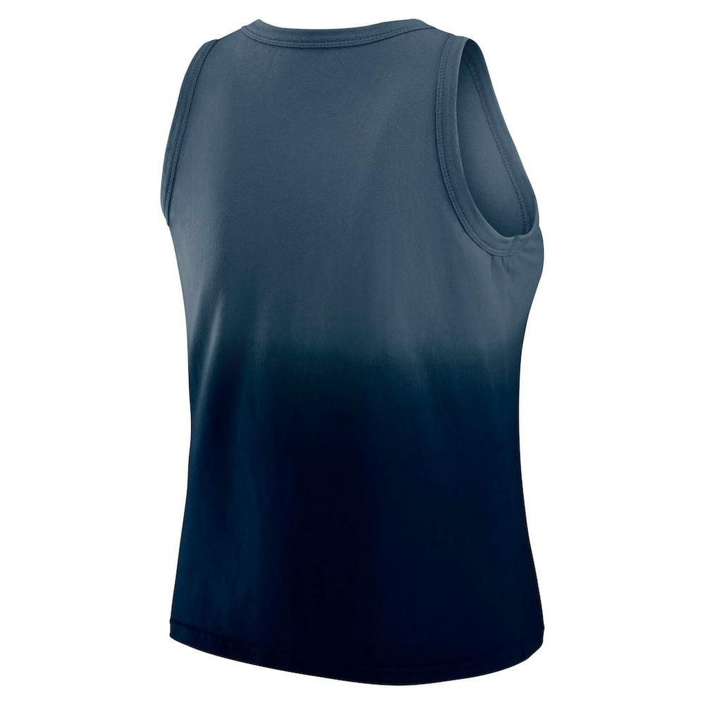 New England Patriots WEAR by Erin Andrews x Gracie Hunt Women's Ombre Tank Top Navy