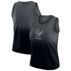 Houston Texans WEAR by Erin Andrews x Gracie Hunt Women's Ombre Tank Top Navy