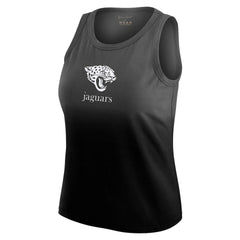 Jacksonville Jaguars WEAR by Erin Andrews x Gracie Hunt Women's Ombre Tank Top Black