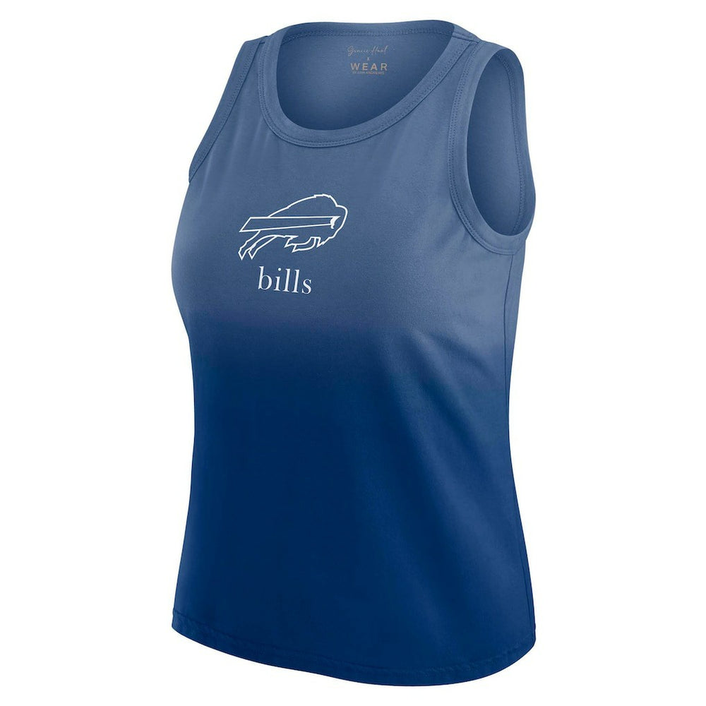 Buffalo Bills WEAR by Erin Andrews x Gracie Hunt Women's Ombre Tank Top Royal