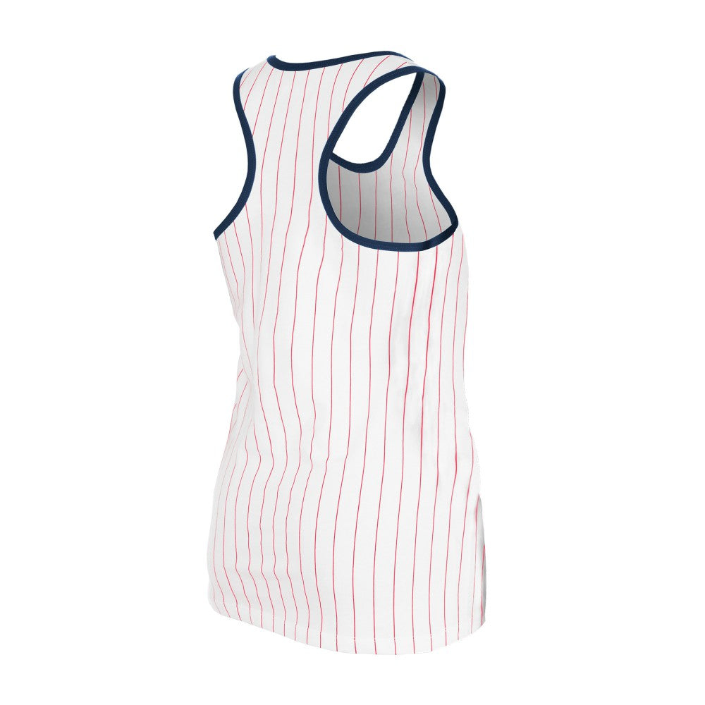St. Louis Cardinals New Era Women's Gameday Pinstripe Tank Top - White - New Era Discount